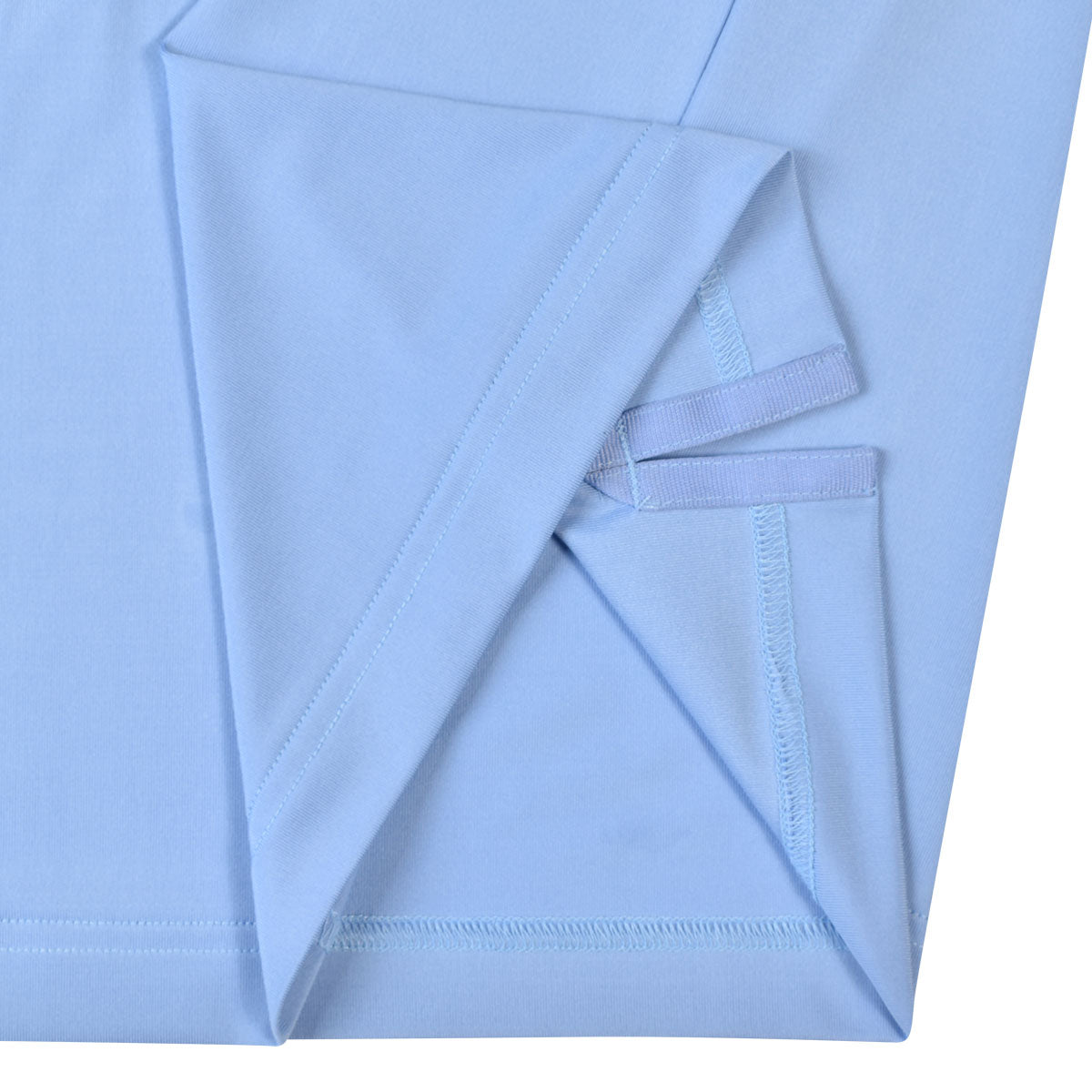 Women Short Sleeve Golf Shirt - Light Blue