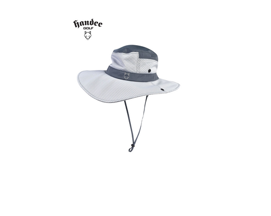 Wide Brim Hat - Light Grey