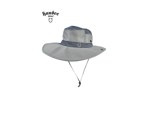 Wide Brim Hat - Dark Grey