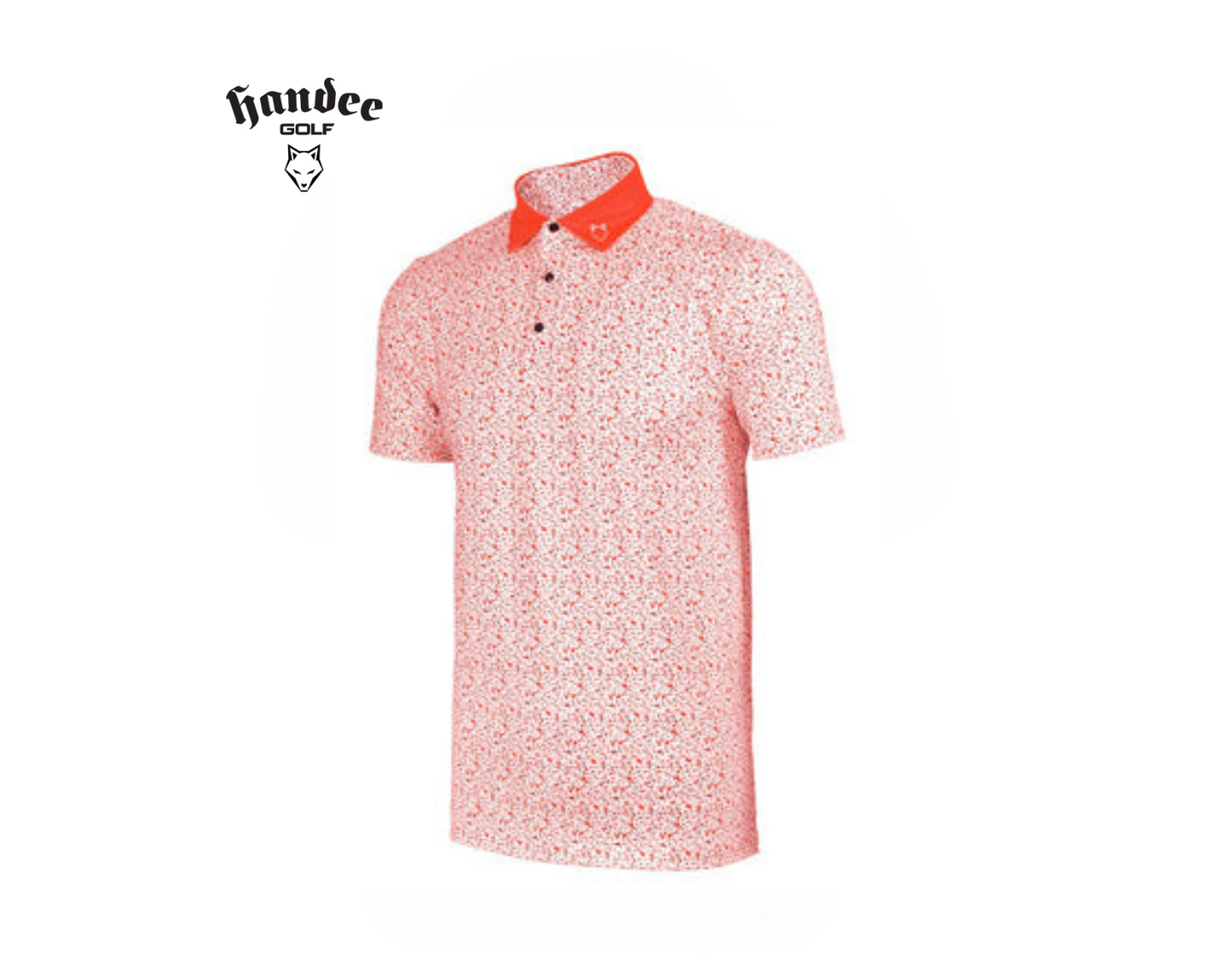 Men Terrazzo Print Golf Shirt