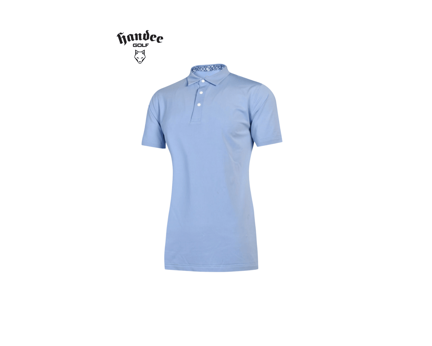 Women Short Sleeve Golf Shirt - Light Blue