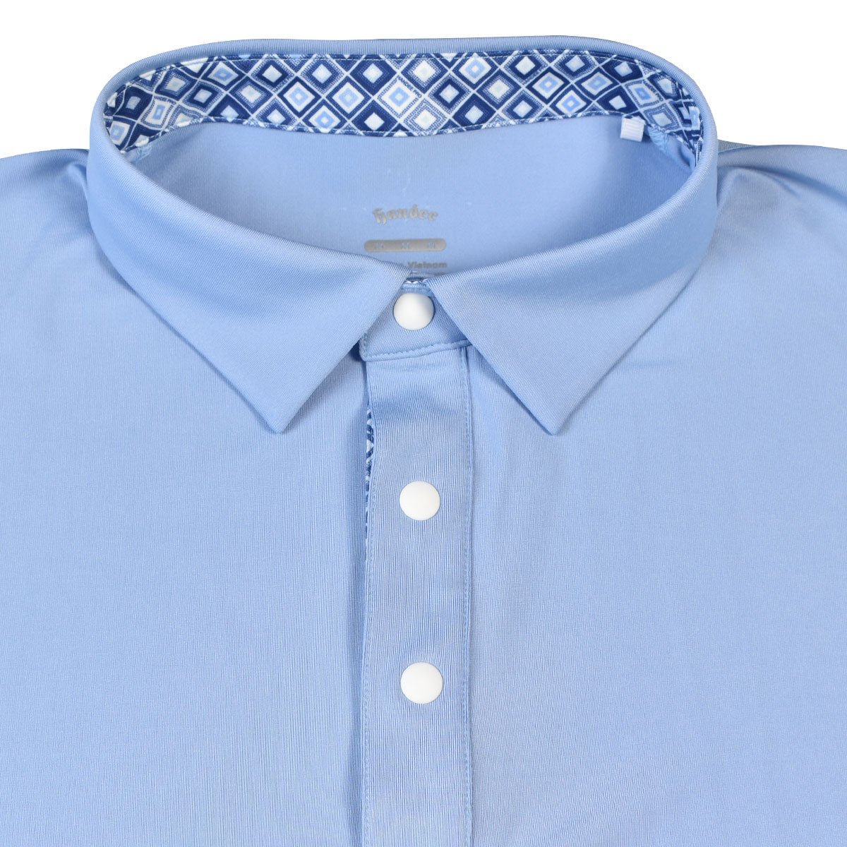 Men Classic Short Sleeve Polo - Light Blue