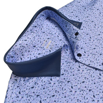 Men Terrazzo Print Golf Shirt