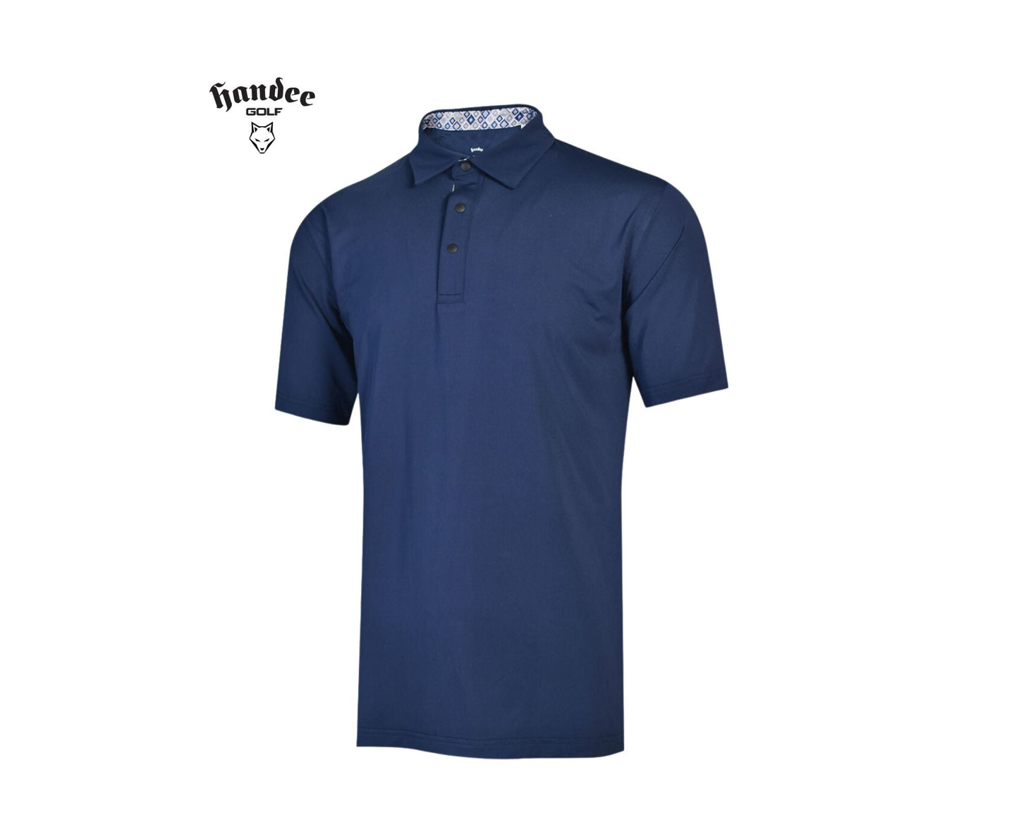 Men Classic Short Sleeve Polo - Navy