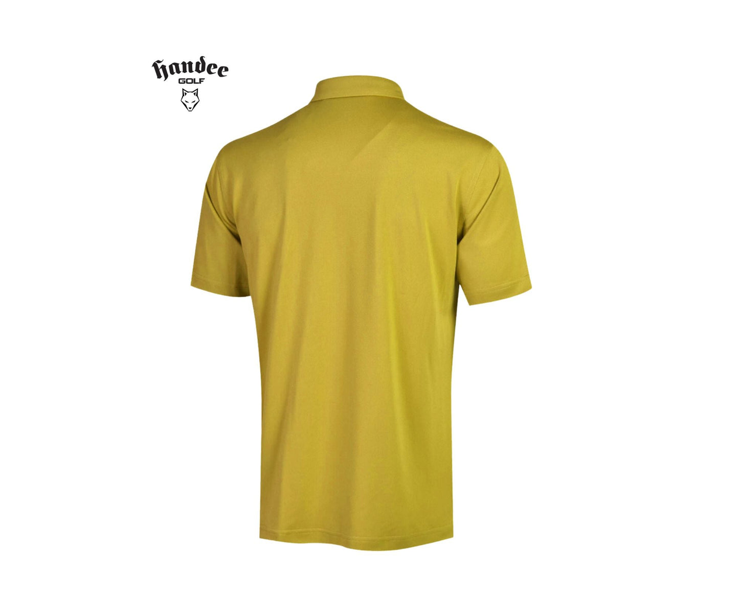 Men Classic Short Sleeve Polo - Mustard