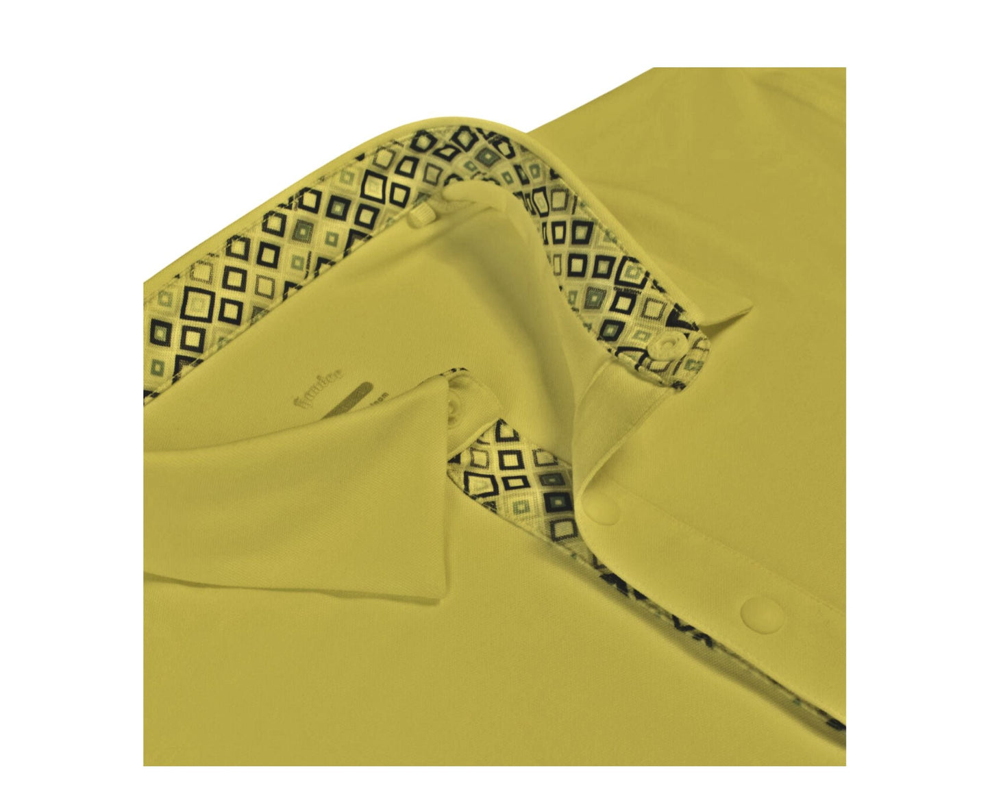 Men Classic Short Sleeve Polo - Mustard